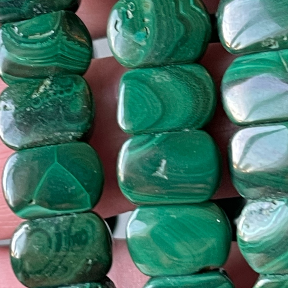 Stone of Travel - malachite bracelet - Picture 4 of 6